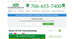 Desktop Screenshot of gwexterminating.com